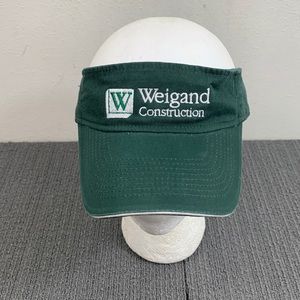 Weigand Construction Visor Unisex Adjustable Strapback Cap Toppers 3904 Gen-X